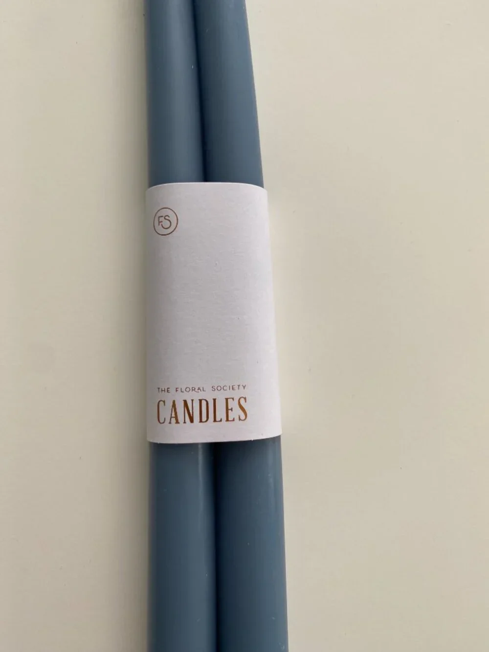 NWT No Drip Taper Blue Candles 18inches The Floral Society
